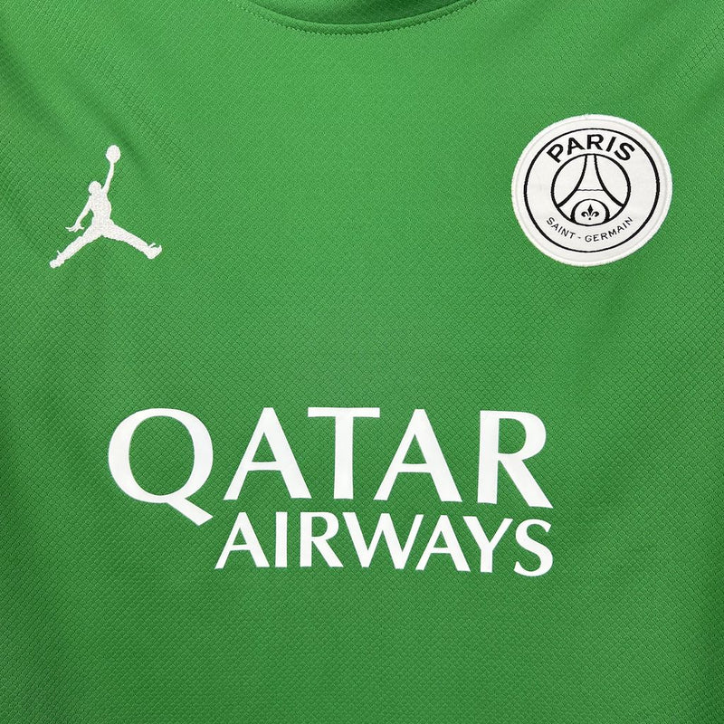 Camisa Psg Goleiro Manga Longa Verde 25/26 - Torcedor Masculina