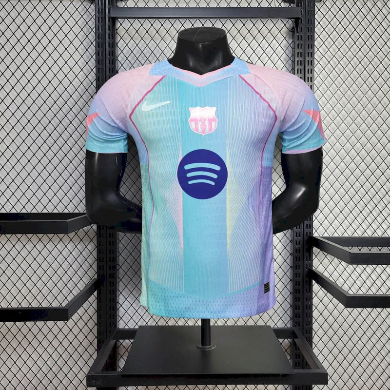 Camisa Barcelona Azul Edição-Especial 25/26 - Versão Jogador