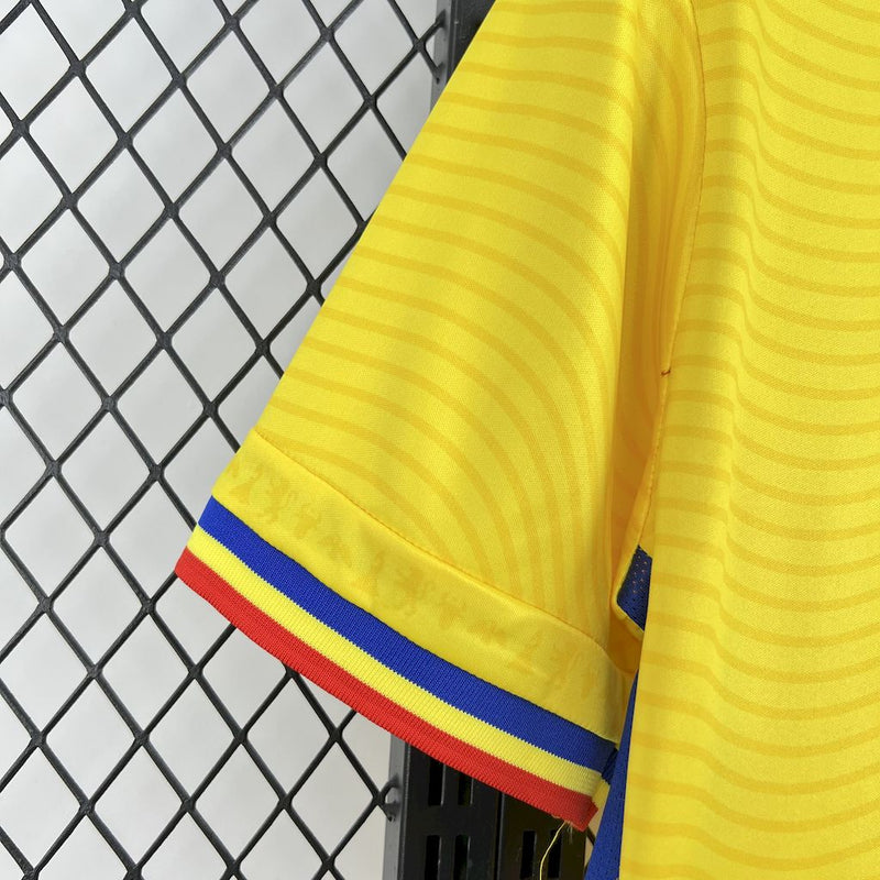 Camisa Romênia Home 25/26 - Torcedor Masculina - Lançamento