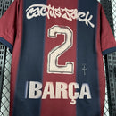 Camisa Barcelona Home Skeleton  00/01 - Versão retro
