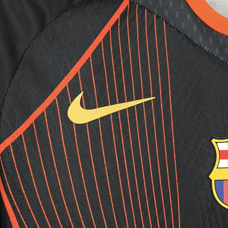 Camisa Barcelona Edição-Especial Laranja 25/26 - Torcedor Masculina