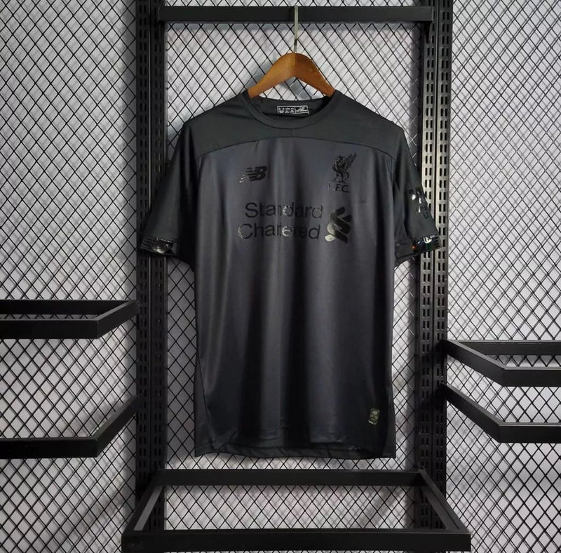 Camisa Liverpool Preta Refletiva 18/19 - Torcedor Masculina
