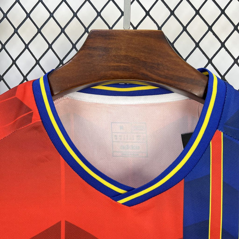 Camisa Espanha Home - Euro Feminina 25/26 - Torcedor Masculina