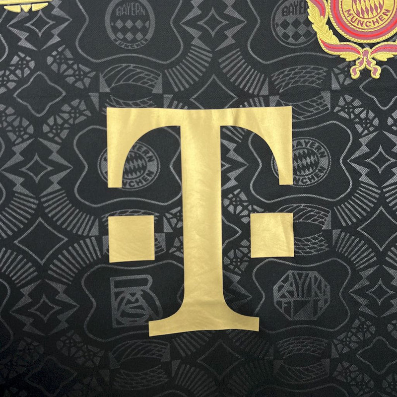 Camisa Bayern De Munique 24/25 Aniversario De 125 anos Black - Torcedor Masculina