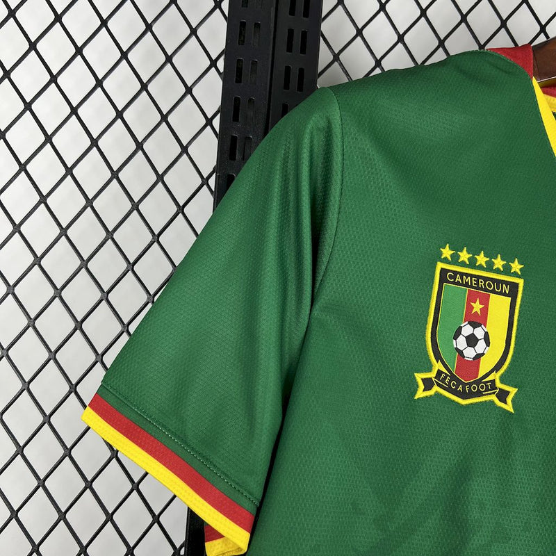 Camisa Camarões Home 25/26 - Torcedor Masculina - Lançamento