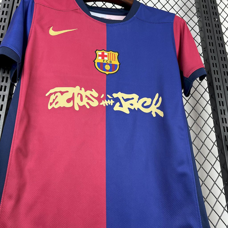 Camisa Barcelona Edição Travis Scott 25/26 - Torcedor Masculina