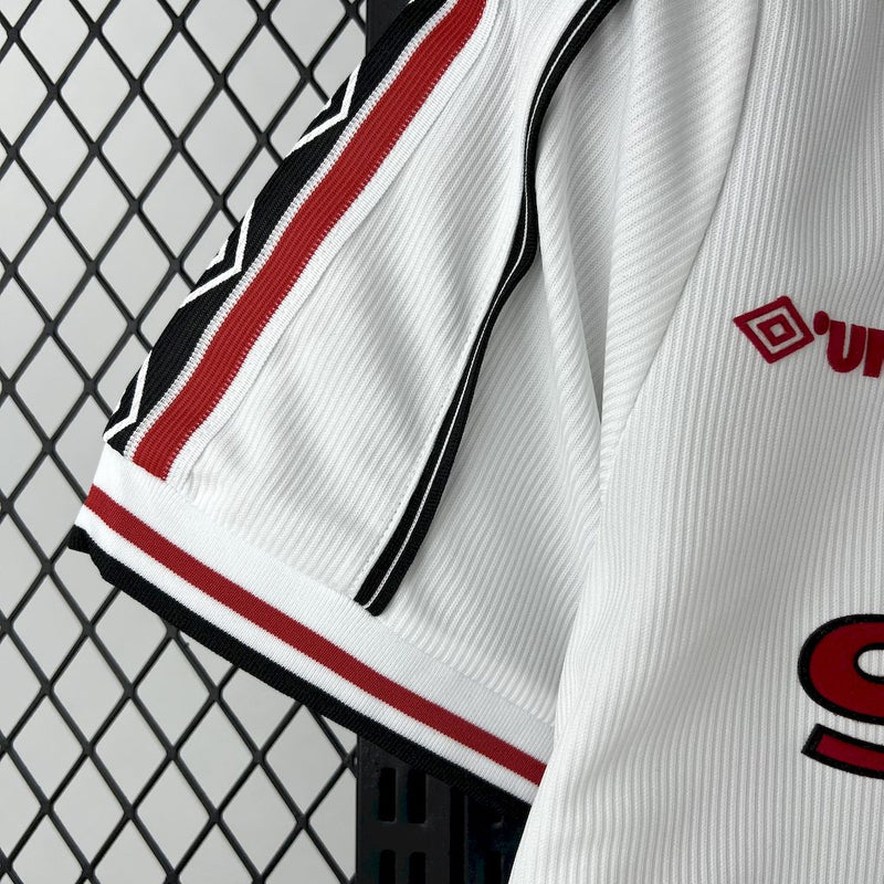 Camisa Manchester united Branca 98/99 - Versão Retro