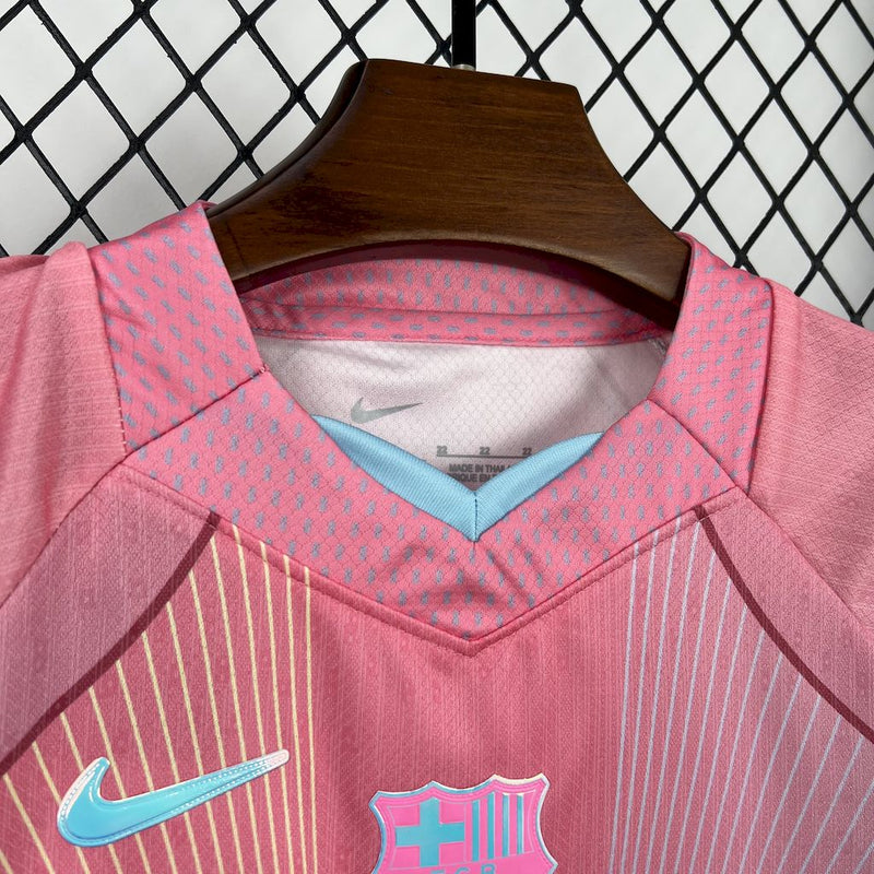 Kit Infantil Barcelona Rosa Edição-Especial 25/26