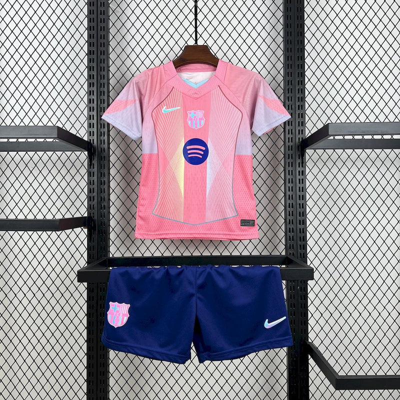 Kit Infantil Barcelona Rosa Edição-Especial 25/26