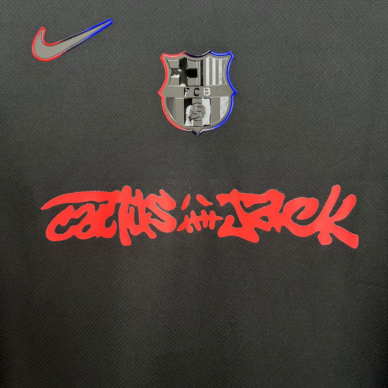 Camisa Barcelona Away Edição Travis Scott 24/25 - Torcedor Masculina