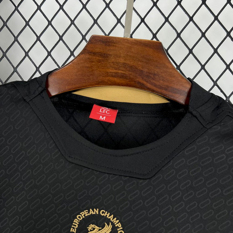 Camisa Liverpool Black Edição-Especial 25/26 - Torcedor Masculina