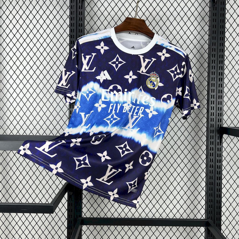 Camisa Real Madrid Louis Vuitton Joint Edition 25/26 - Torcedor Masculina - Lançamento