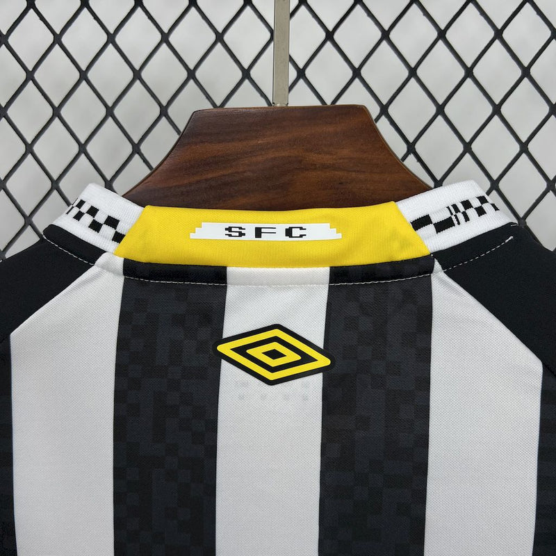 Camisa Santos Home 25/26 - Torcedor Masculina - Lançamento