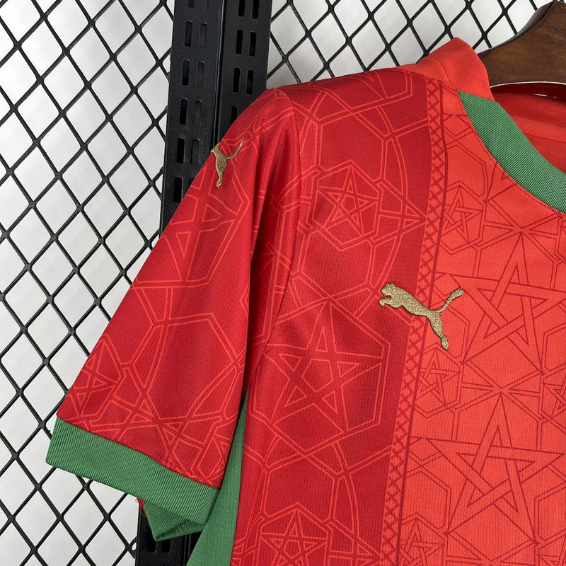 Camisa Marrocos Home 24/25 - Torcedor Masculina